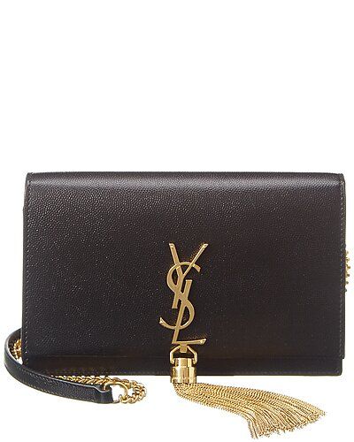 Saint Laurent Kate Tassel Leather Wallet On Chain | Gilt