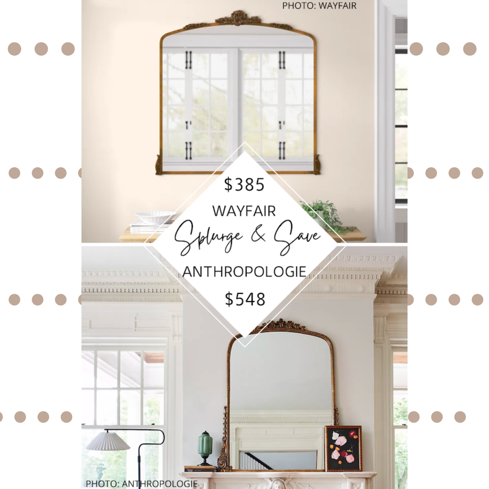 🚨Back in stock right now!🚨 My favourite Anthropologie gleaming primrose mirror look for less is back in stock at Wayfair! It has 5-star reviews across the board and 60 of ‘em!  ⭐️

Those reviews speak for themselves, but so do the review photos.  Take a look for yourself! 😍

#gleamingprimrose #anthropologie #sale #salealert #deal #anthropologiegleamingprimrose #decor #homedecor #mirror Anthropologie Gleaming Primrose sale. Vintage mirror. Vintage style mirror. Gold mirror. Gold scroll mirror. Anthropologie Gleaming Primrose discount. vintage-inspired mirror. Floor mirror. Fireplace mantle mirror. Wall mirror. #design #bedroom #livingroom #office #walldecor #discount #mirror Anthropologie gleaming primrose mirror dupe. Anthropologie dupes. Anthropologie mirror dupe. Anthropologie floor mirror dupe. Anthropologie gleaming primrose mirror dupe

#LTKsalealert #LTKFind #LTKhome
