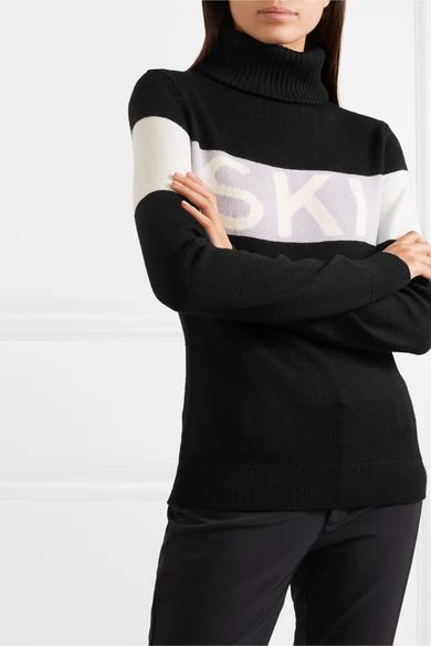 Intarsia merino wool turtleneck sweater | NET-A-PORTER (US)