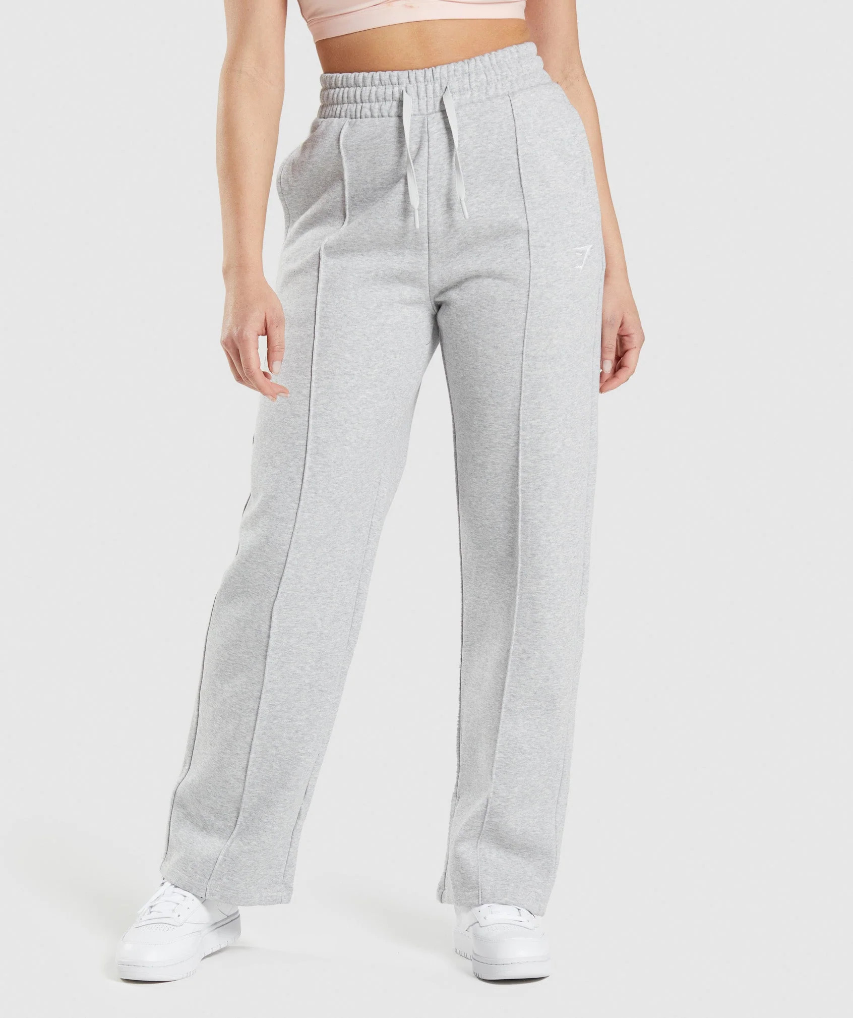 Gymshark Training Straight Leg Joggers - Light Grey Marl | Gymshark US