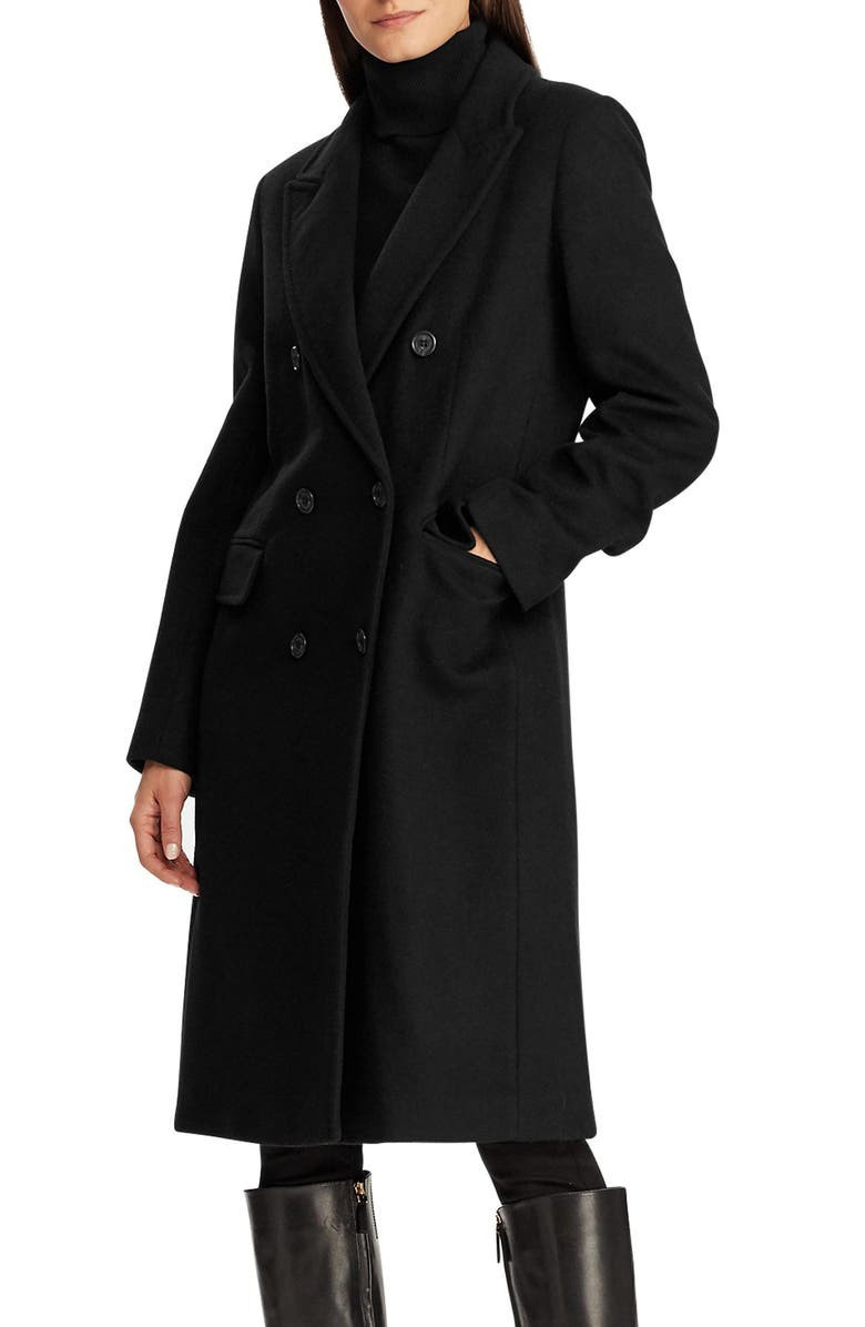 Double Breasted Wool Blend Coat | Nordstrom