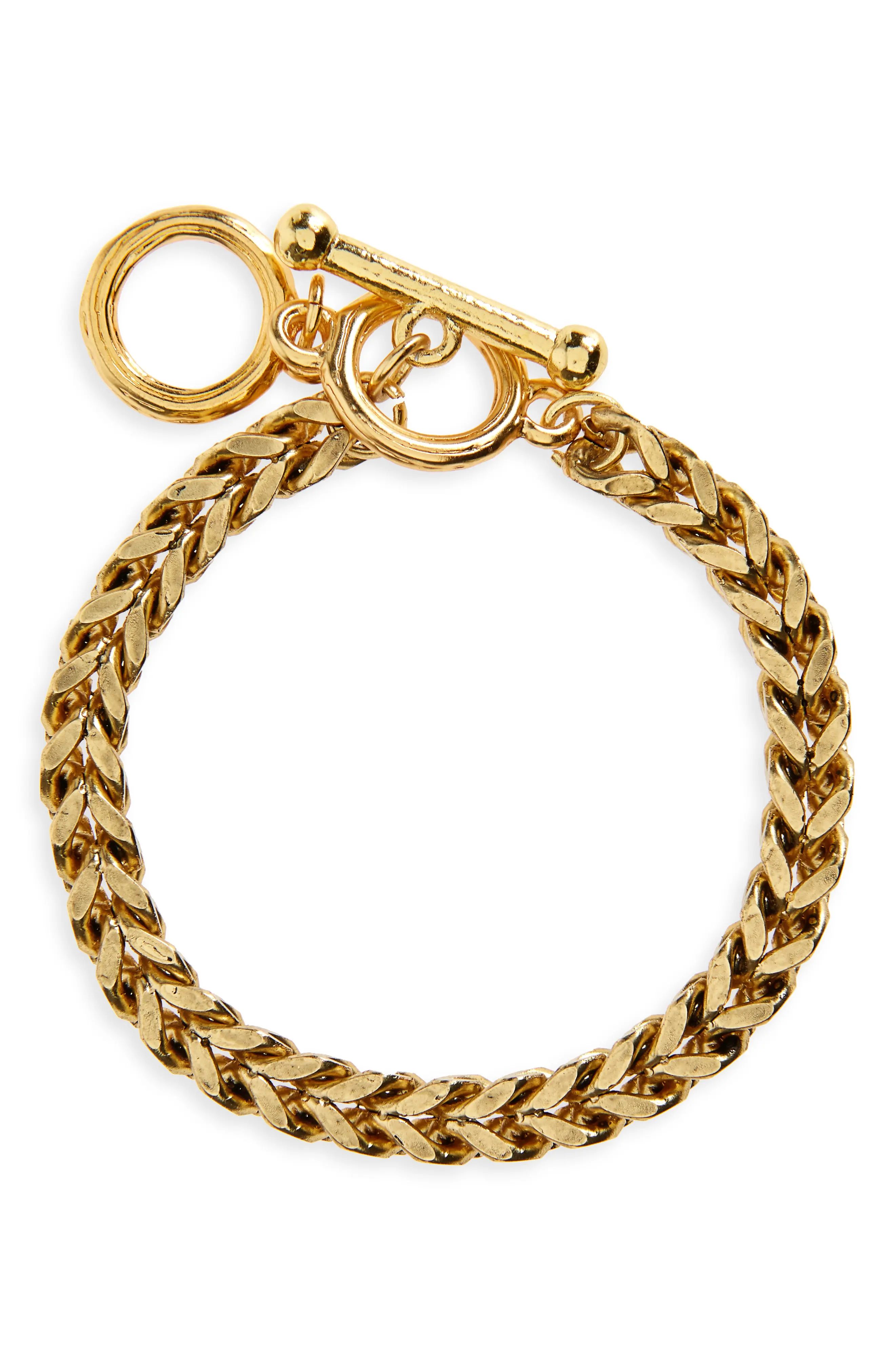 Women's Karine Sultan Square Curb Chain Bracelet | Nordstrom