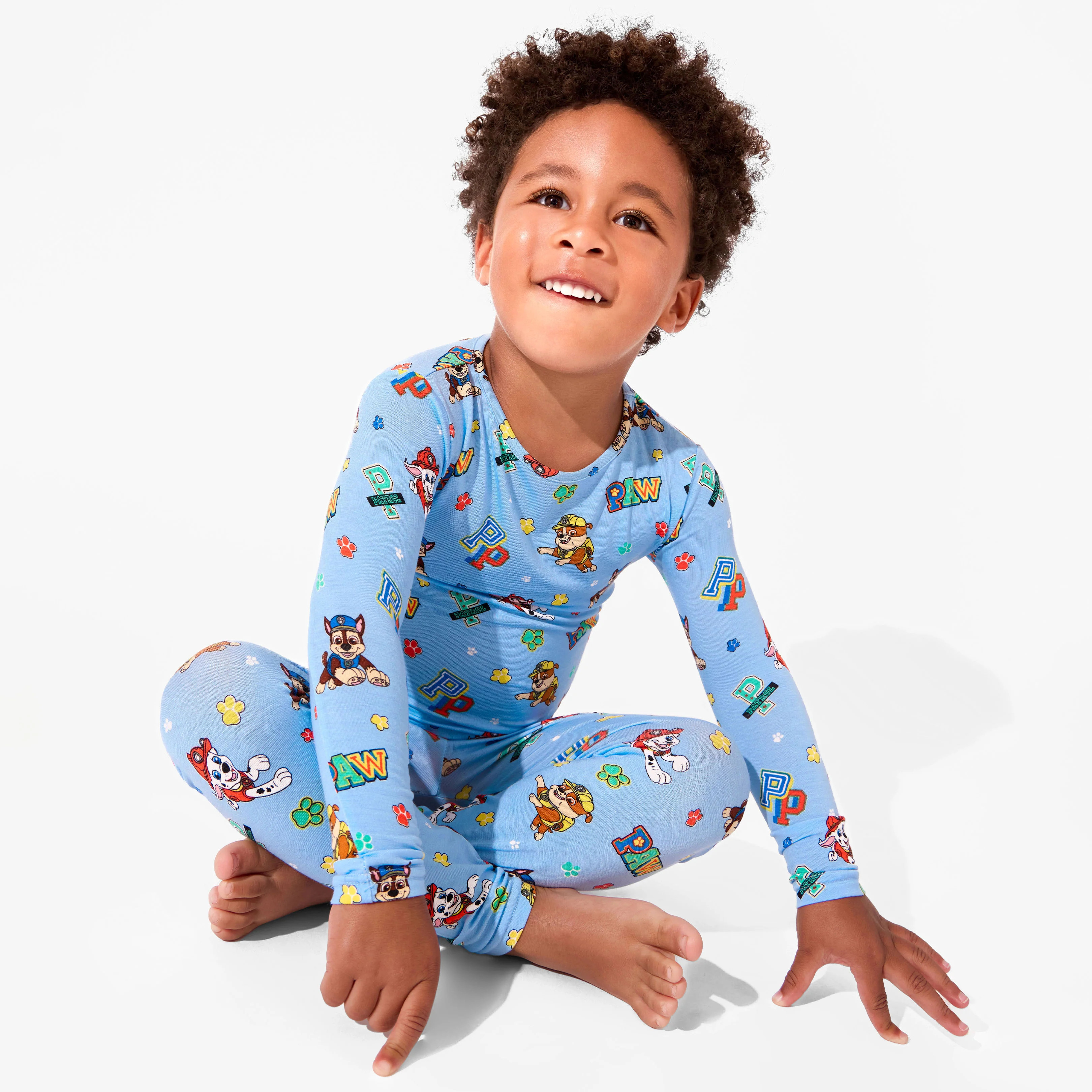 PAW Patrol: Varsity Blue Bamboo Kids Pajamas | Bellabu Bear