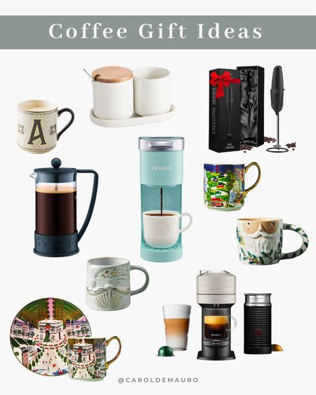 Gift ideas for coffee lovers! The cutest holiday mugs, coffee machines on sale (the Nespresso is my favorite!), coffee frother and more



#LTKGiftGuide #LTKhome #LTKCyberweek