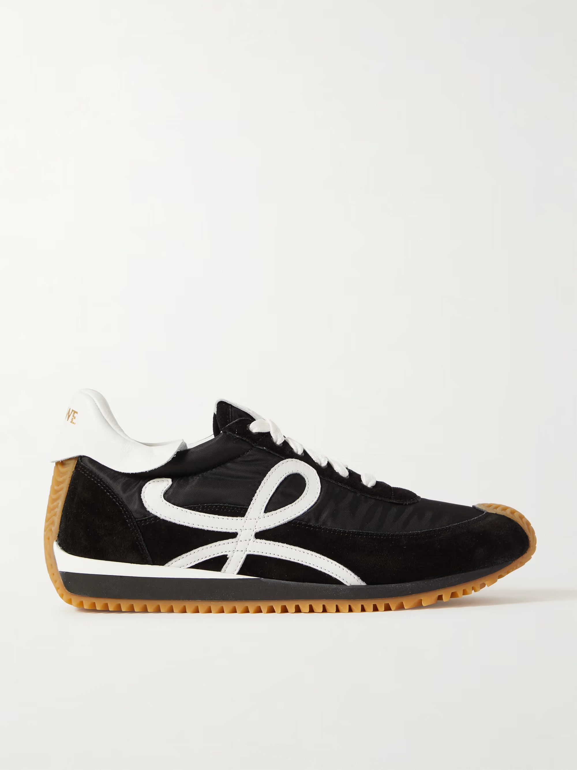 Flow logo-appliquéd leather and shell sneakers | NET-A-PORTER (UK & EU)