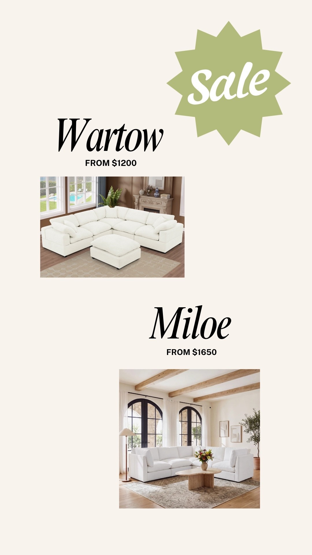 It looks so high end and you won’t believe the price either. I think I found the best budget friendly couch on the internet 👏🏻 they’re currently on sale for Labor Day! 

For me, a comfortable cozy sectional was a huge priority for my family after so many years of uncomfortable living room seating. 

I still wanted modern but was not willing to have a traditional set up with two couches or chairs. I was also looking for something budget friendly and after tons of research ended up settling on this modular one. 

It’s the perfect cross between a modern sofa and a cloud couch. 💕

I could not be more happy with it- it’s truly one of the most comfortable couches I’ve sat on. There were a couple of things I knew I was compromising on when purchasing (a lower back on the couch, and no storage ottoman) but for the price this can’t be beat. She’s gorgeous and such high quality! 

🏠You can shop this couch in my Wayfair storefront or on LTK. 

🏠 Follow for more finds like this! 

#wayfair #wayfaircreator #sectional #affordablefurniture #furniturefinds #cloudcouch #homedecorfinds @Wayfair

#LTKHome #LTKSeasonal #LTKSaleAlert