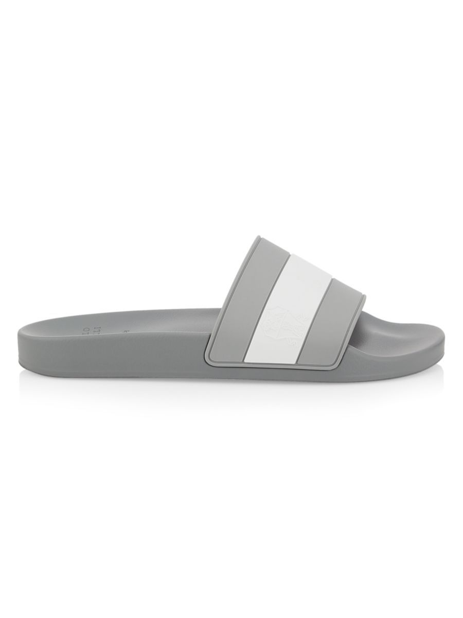 Two-Tone Rubber Pool Slide Sandals | Saks Fifth Avenue