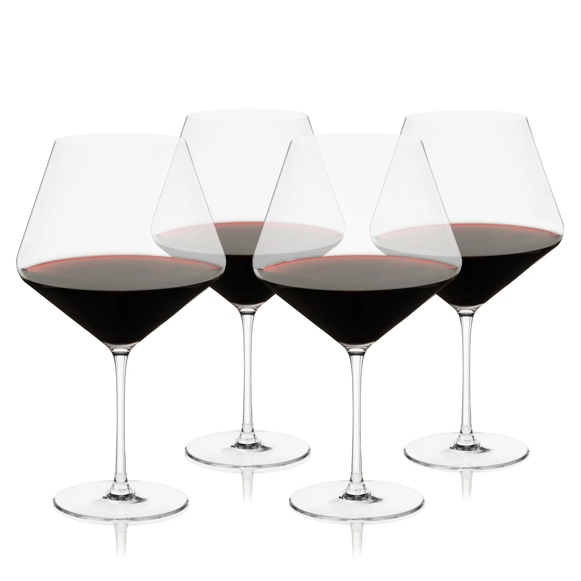 Viski Reserve Liminal Burgundy Wine Glasses Set of 4 | Nordstrom | Nordstrom