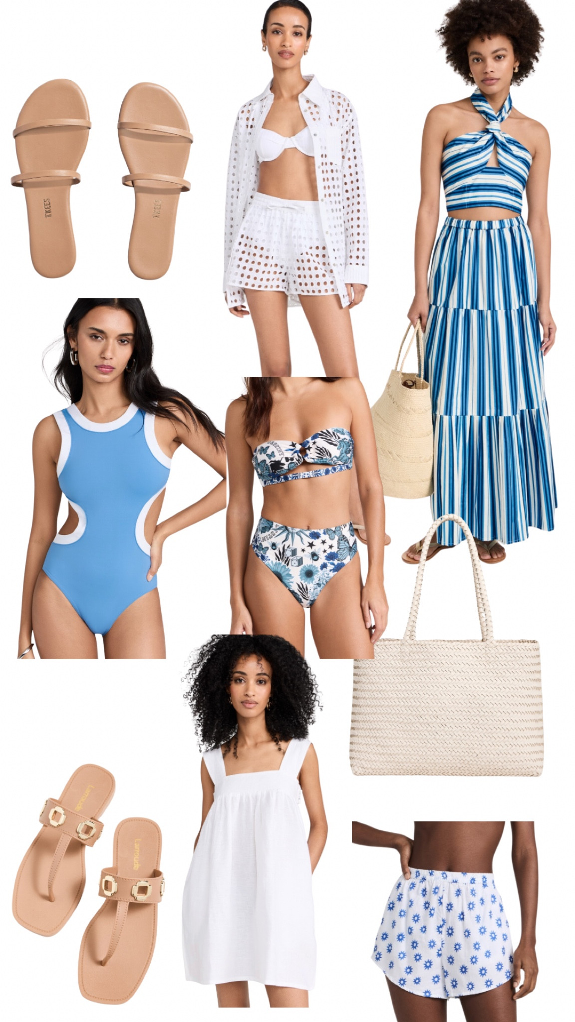 Spring Break Blue+White Edition 

#LTKSeasonal #LTKshoecrush #LTKswim