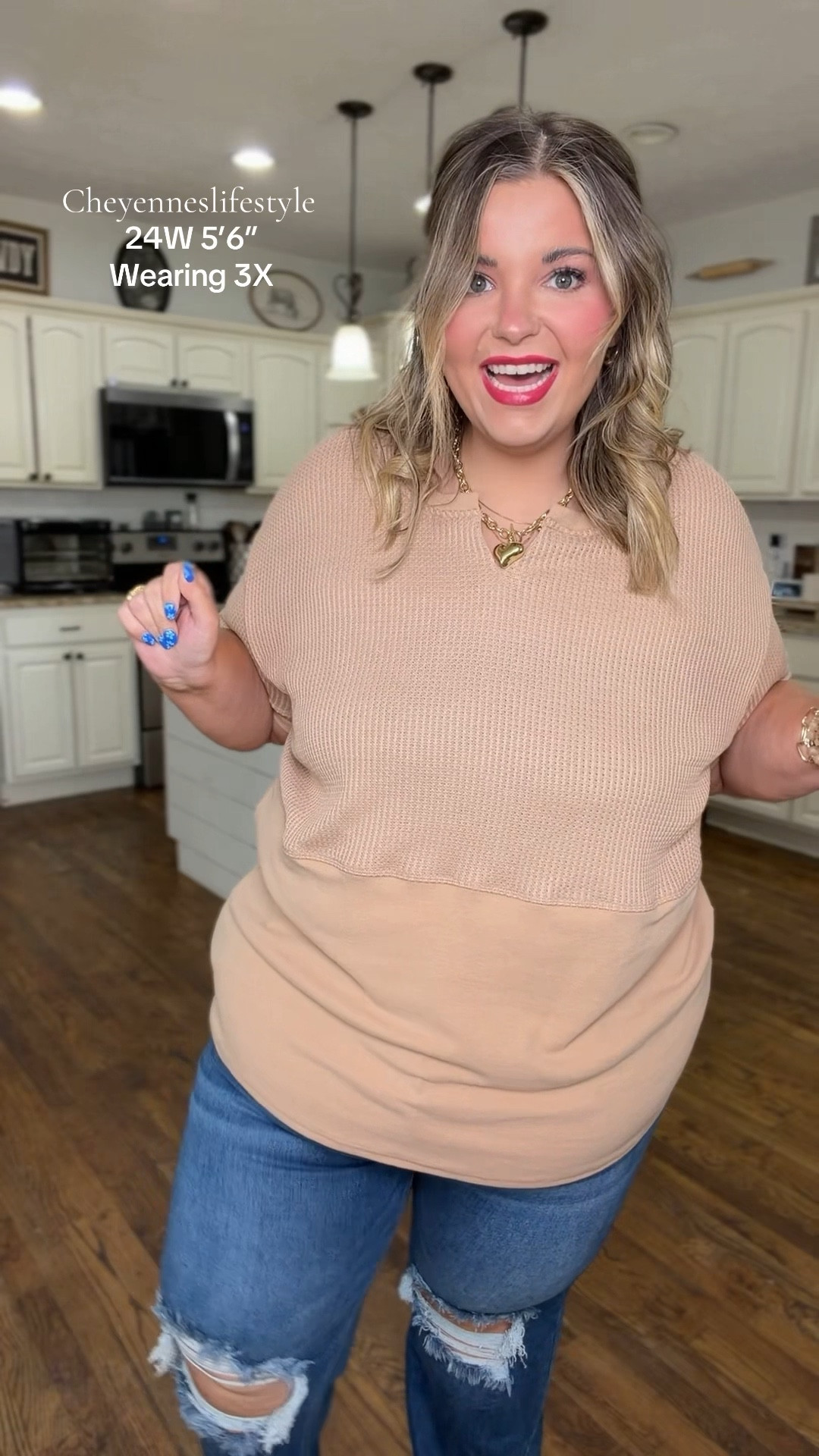 This plus size friendly waffle knit top takes a plain top and elevates it! Super comfy and soft but it does sell out 

#LTKPlusSize