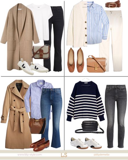 My Spring capsule wardrobe would look something like this! Timeless pieces always win and you can’t go wrong! 
10% off tan bag with code HELLO10 (comes in ton of colors) 

#LTKshoecrush #LTKsalealert #LTKstyletip