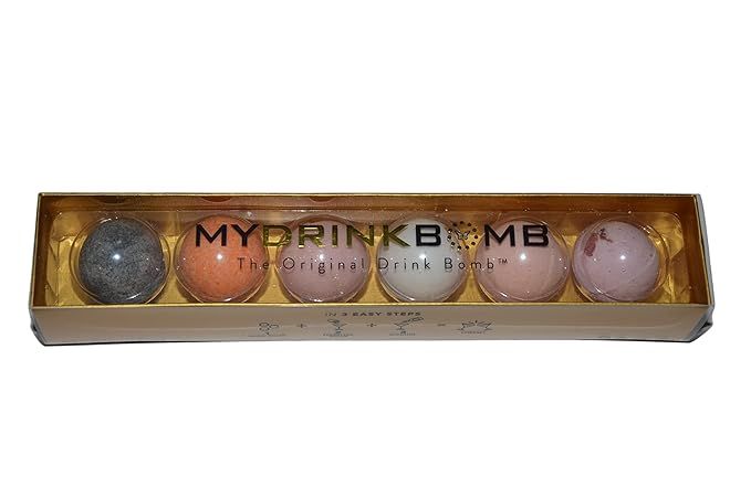 MyDrinkBomb Cocktail Bombs Mix Party Cocktail and Mocktail Set - Pack of 6 Cocktail Bomb Cocktail... | Amazon (US)