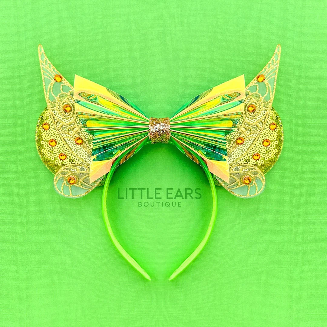 Tinkerbell Ears, Tinkerbell Mickey Ears, Fairy Minnie Ears, Mickey Ears, Minnie Ears, Mouse Ears ... | Etsy (US)