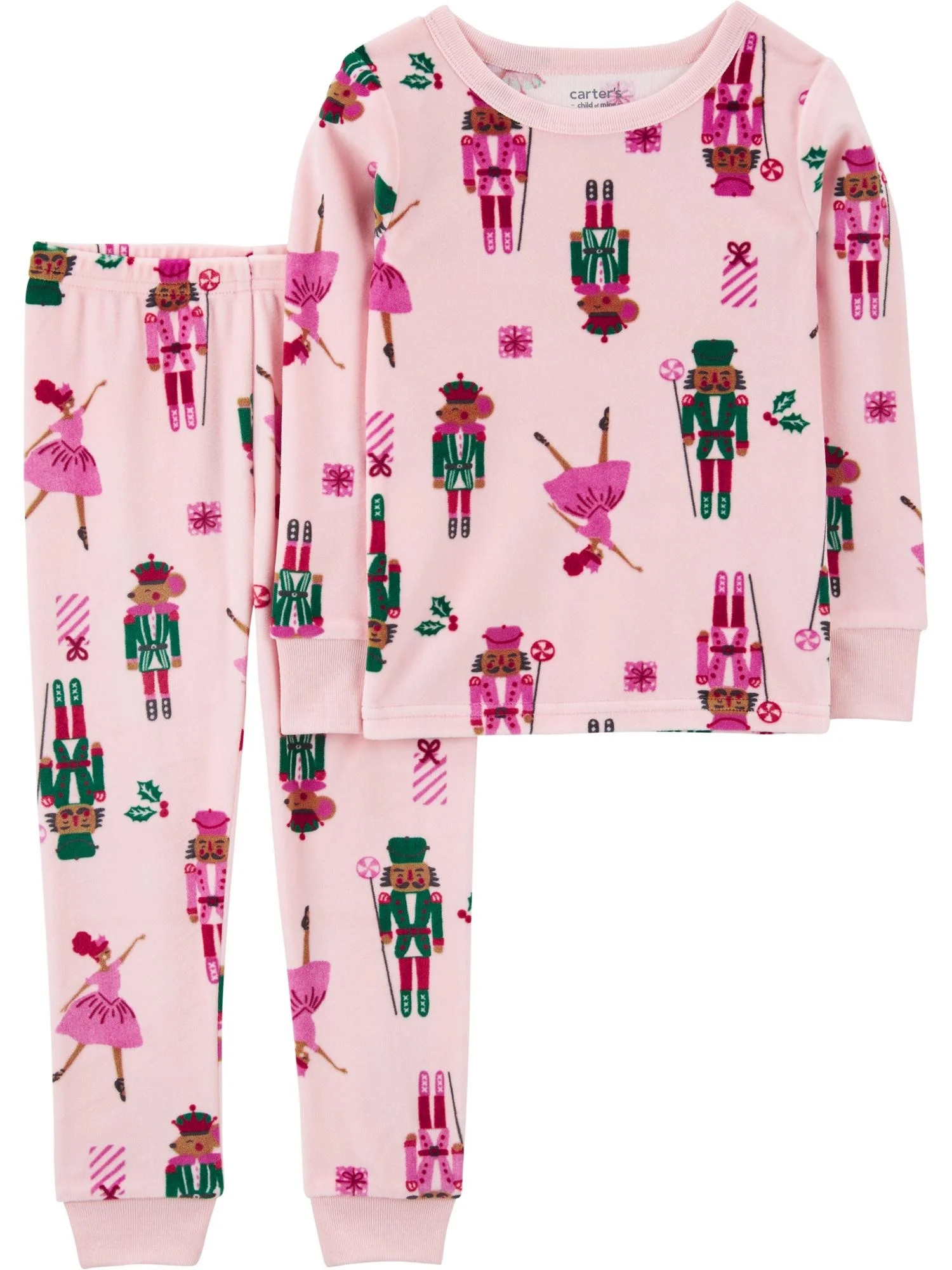 Carter's Child of Mine Toddler Holiday Cozy Pajama Set, 2-Piece, Sizes 12M-5T | Walmart (US)