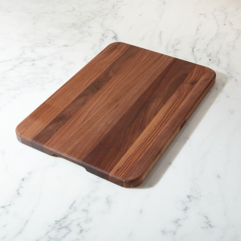 John Boos 1" Walnut Cutting Board 20"x14" + Reviews | Crate & Barrel | Crate & Barrel