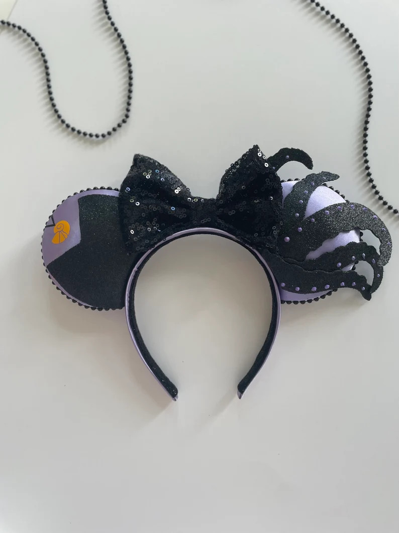 Ursula Ears: Sea Witch Headband, Villain Park Accessory - Etsy | Etsy (Global)