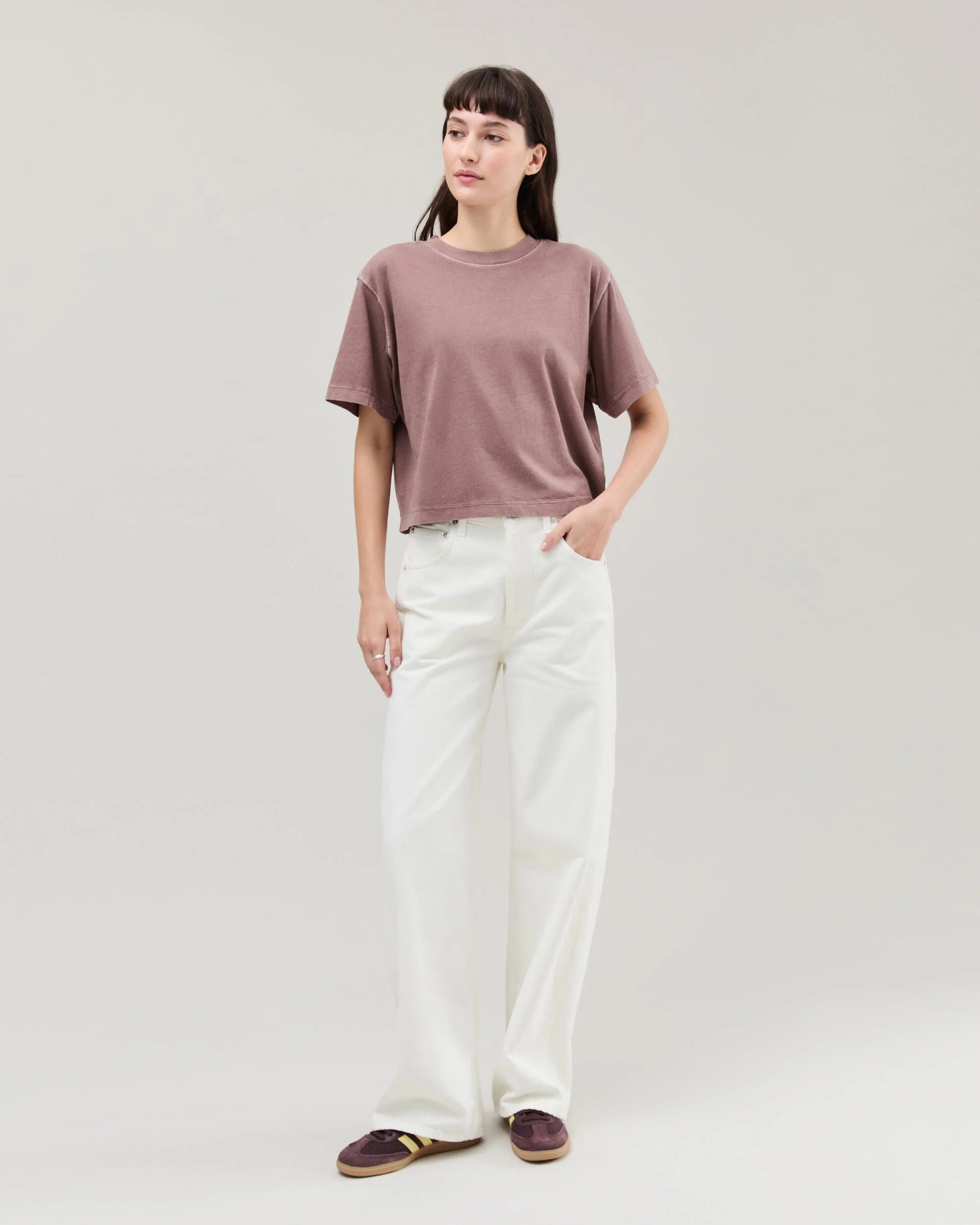 The Relaxed Crop Tee | Andie Swim