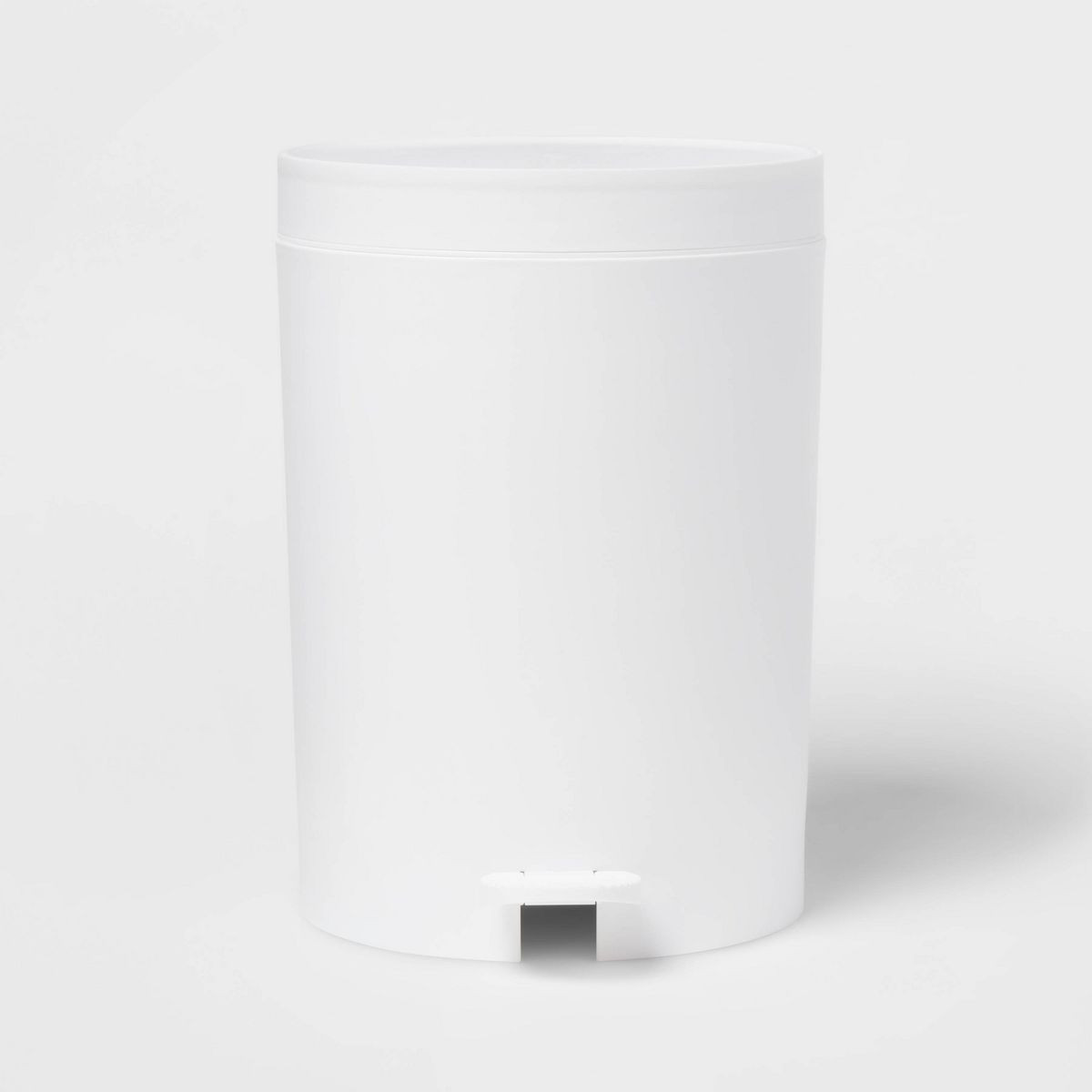 Step Wastebasket White - Room Essentials™: Plastic, 5.5 Litres, with Removable Inner Bucket, 12... | Target