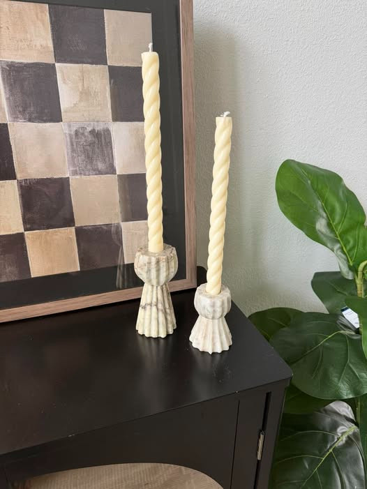 🤎 One of my favorite Studio McGee finds is finally on S-A-L-E! 🙌🎉

These gorgeous marble taper candle holders are the perfect mix of timeless and elegant. I love how they instantly elevate a shelf, console, mantel, or dining table without trying too hard.

✨ Marble detail
✨ Designer-inspired look
✨ Beautiful year-round decor

If you've had your eye on these, now is the time to grab them! 😍

#LTKHome #StudioMcGee #TargetHome #HomeDecor #CandleHolder #MarbleDecor #TargetFinds #LTKSaleAlert #HomeInspo #DecorLover 

 