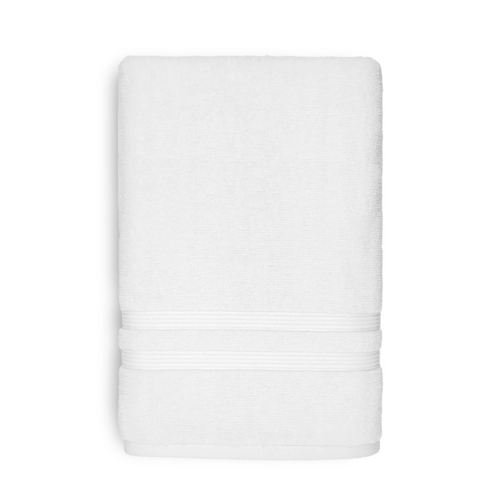 Mainstays Performance Solid Bath Sheet, 62" X 30", White | Walmart (US)