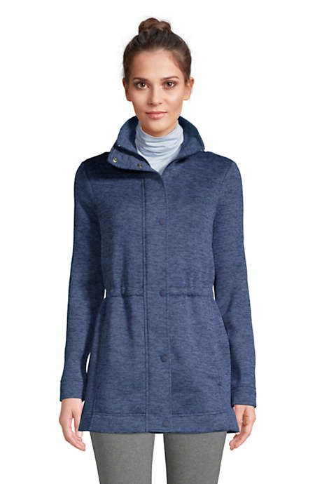 Women's Sweater Fleece Long Coat | Lands' End (US)