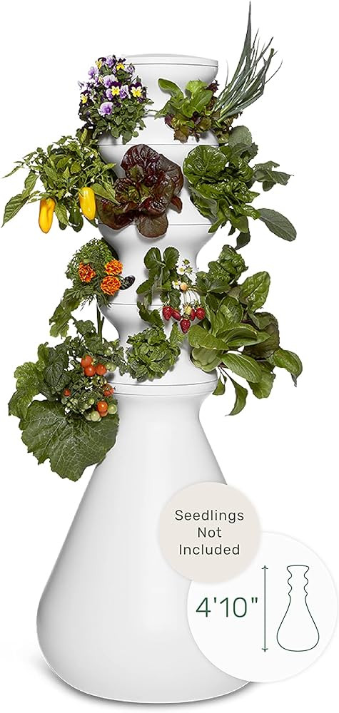 Lettuce Grow Farmstand (No Seedlings Included) | 24-Plant Hydroponic Growing System | Outdoor Ind... | Amazon (US)