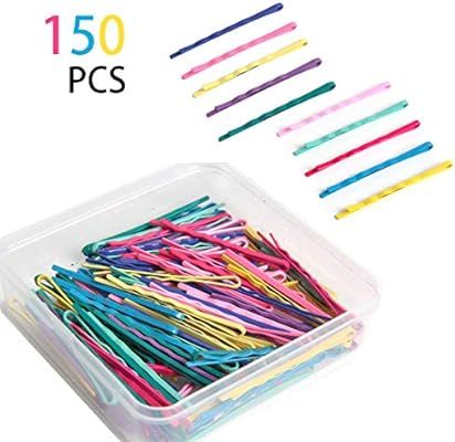 Hapy Shop 150 Pieces Color Bobby Hair Pins Hair Styling Clips with Storage Box for Girl and Women... | Amazon (US)