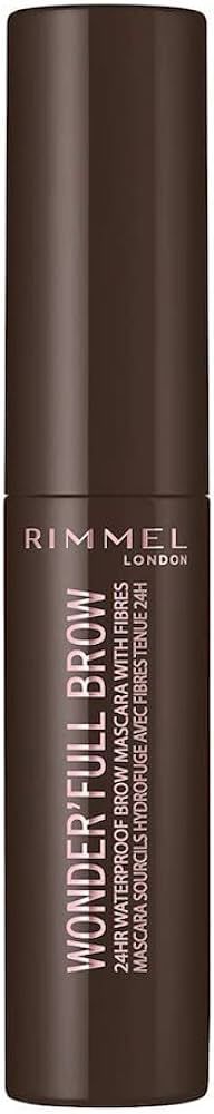 Rimmel London Wonderâ€™Full Brow 24HR Waterproof Brow Gel, with Fibres for Plump Thick Brows... | Amazon (UK)