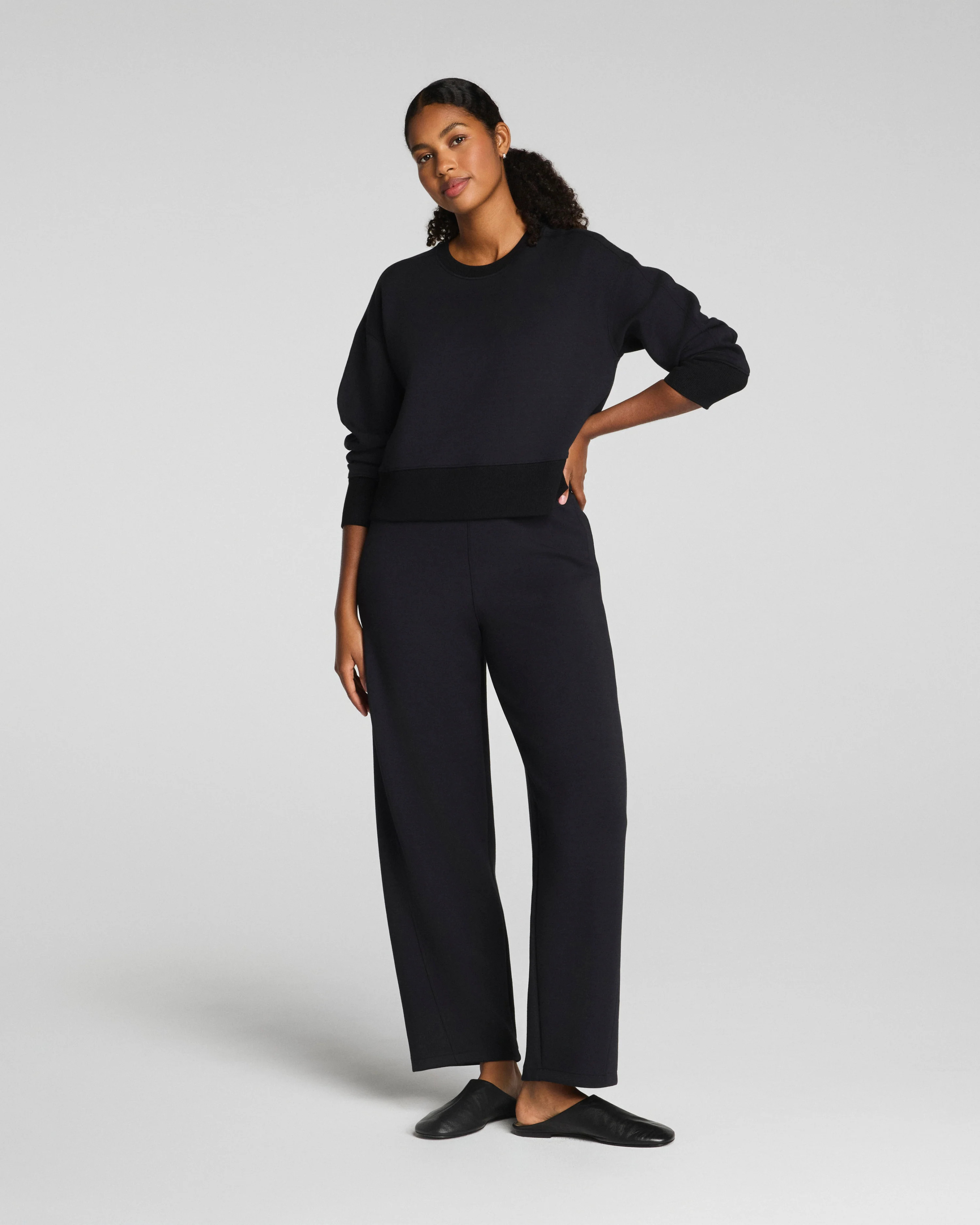 SPANX AirEssentials® LuxeCrewneck Long Sleeve Top | Spanx