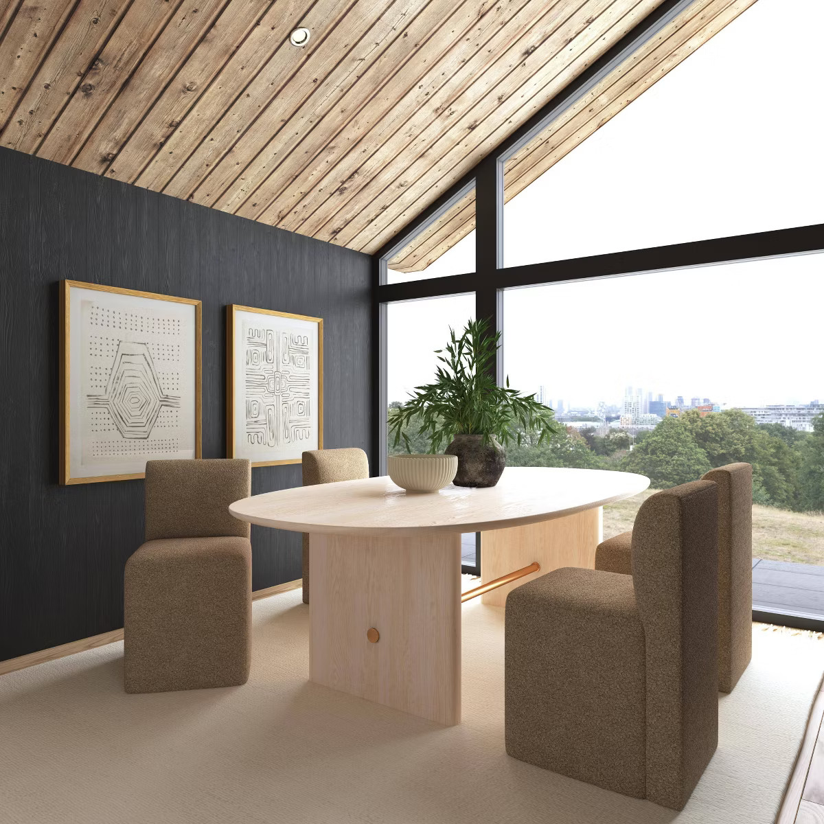 Cora Dining Chair Cozy Faux Shearling - Threshold™ | Target