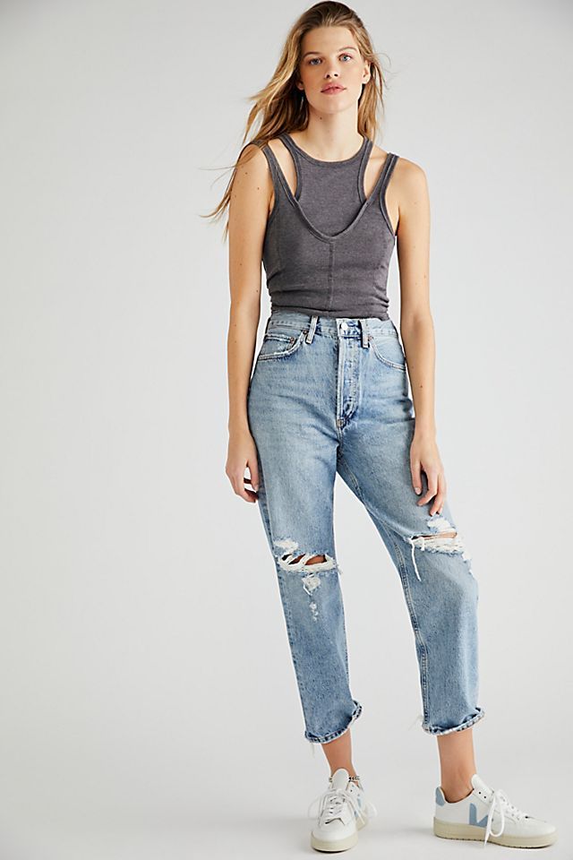 AGOLDE '90s Crop Jeans | Free People (Global - UK&FR Excluded)