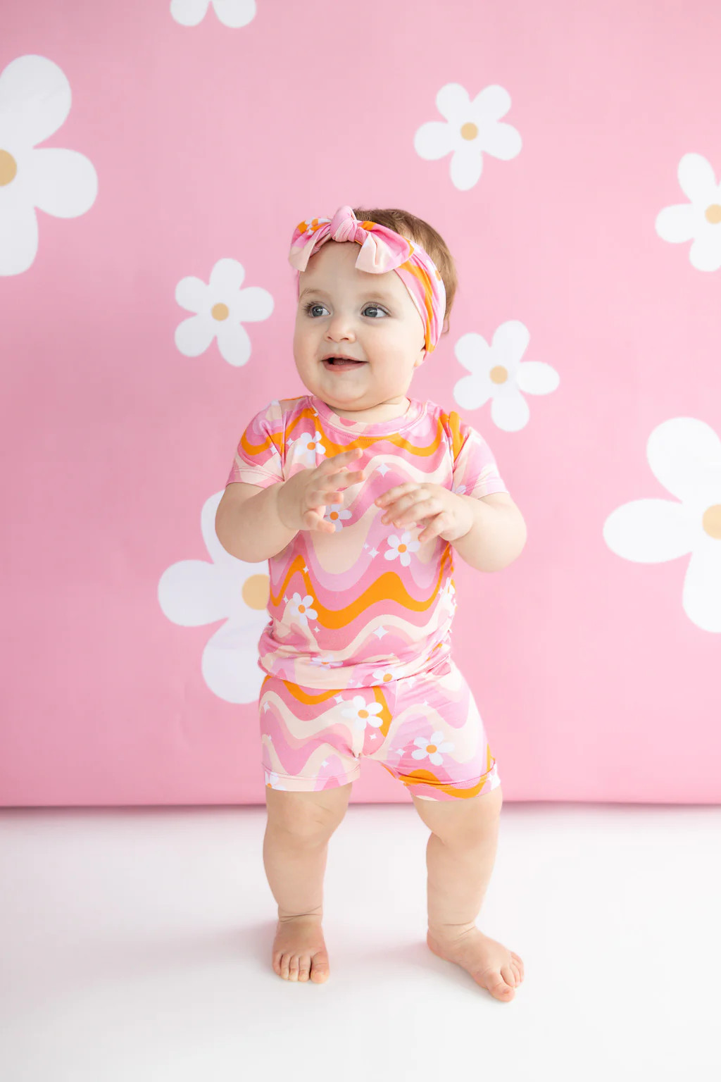 GROOVY FLORAL DREAM SHORT SET | Dream Big Little Co.