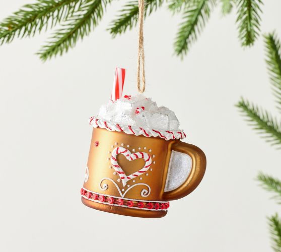 Mercury Gingerbread Mug Ornament | Pottery Barn (US)