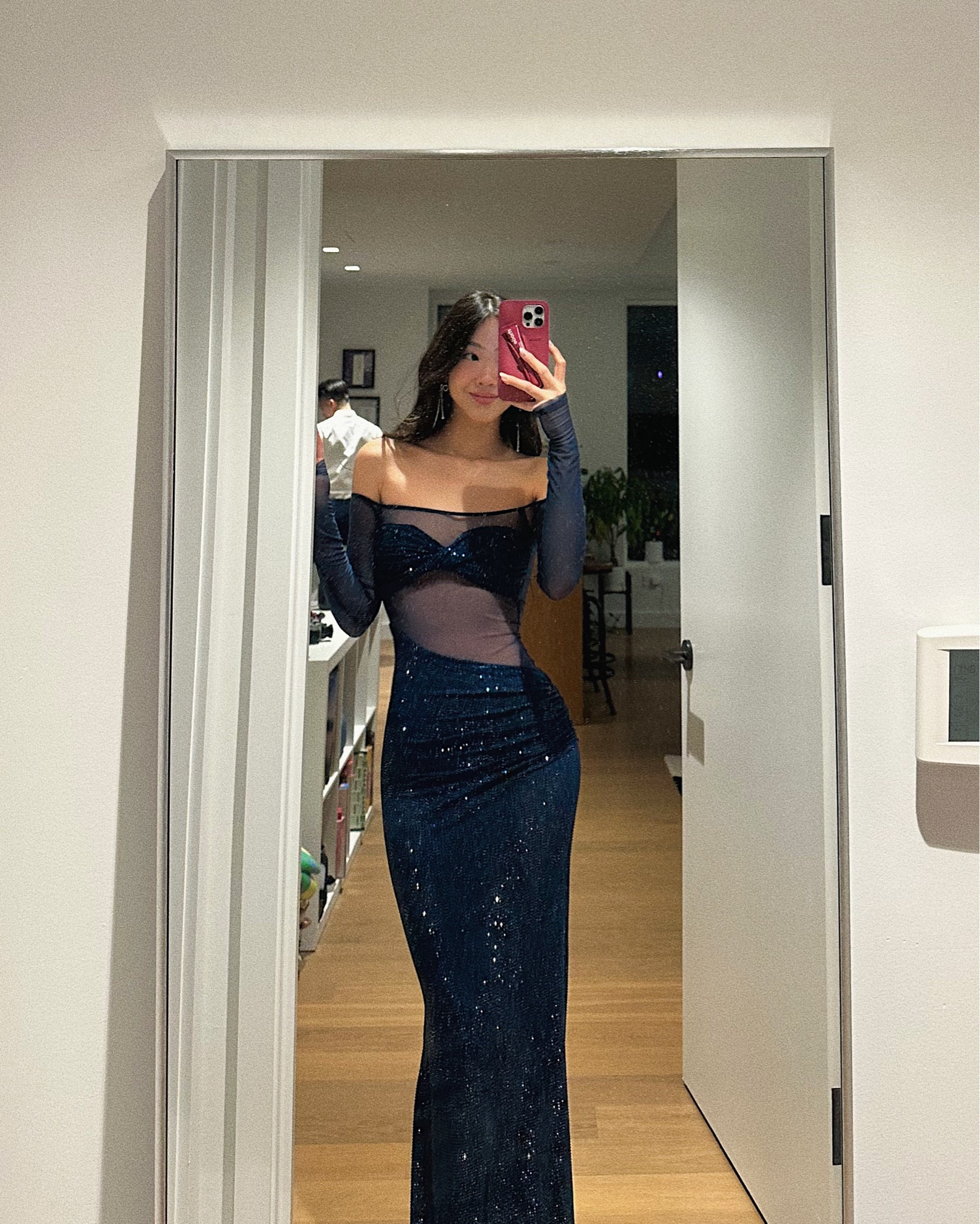 Sequin maxi from NYE - wearing an XXS in this 🪩✨💙 linking a few more of my fave sequin gowns here as well! 

#LTKParties #LTKWedding #LTKStyleTip