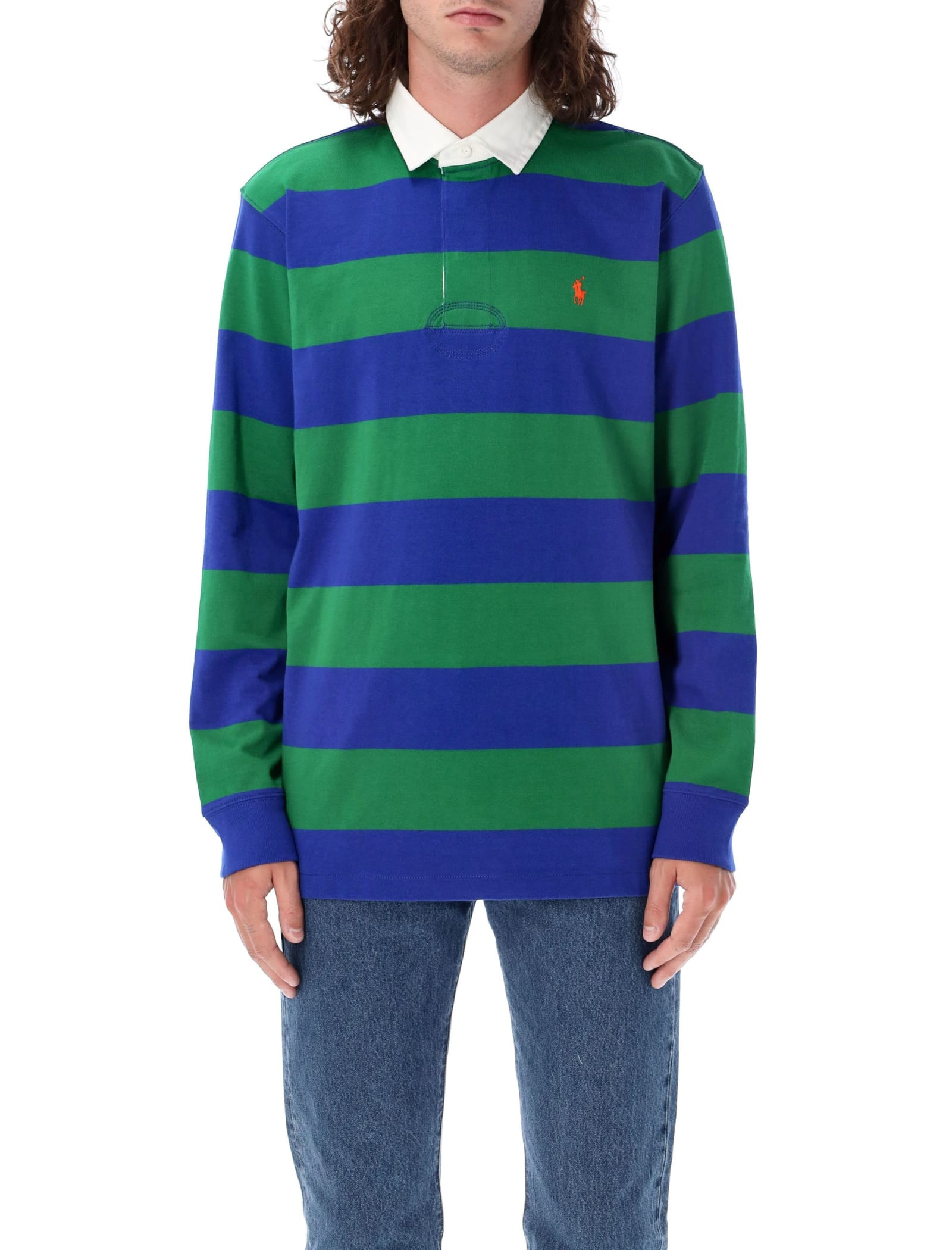 Ralph Lauren Rugby Stripes Polo Shirt | Italist.com US