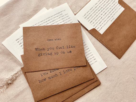 Custom letters for Long Distance relationship - Open when envelopes with custom letters -open whe... | Etsy (US)