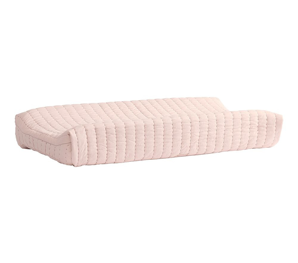 Pickstitch Organic Changing Pad Cover | Pottery Barn Kids