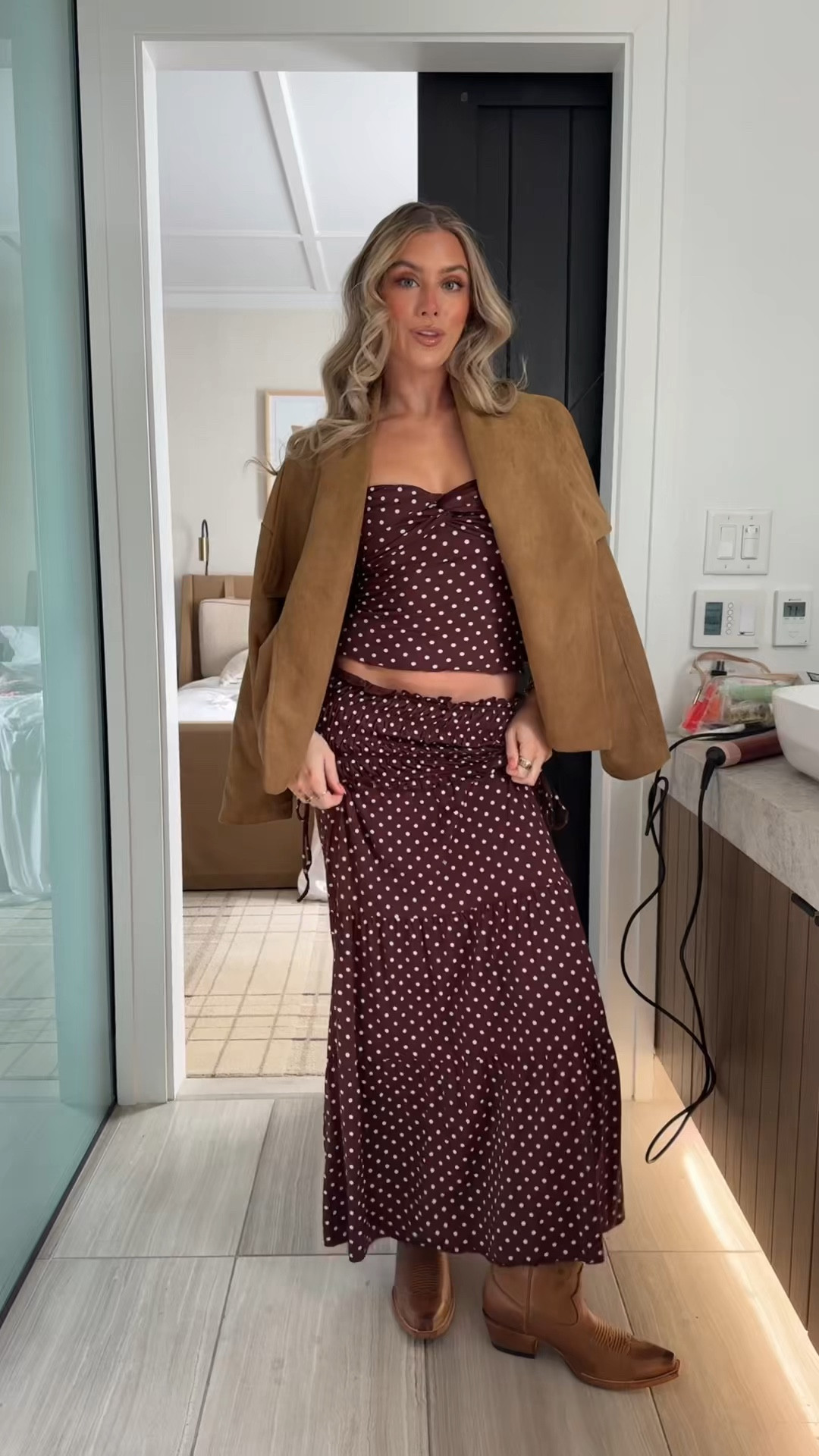 Amazon size small Xunger Women’s Faux Suede Wrap Jacket Casual Lapel Collar Long Sleeve Open Front Loose Spring Fall Outerwear Coat

#LTKSaleAlert #LTKootd #LTKSeasonal