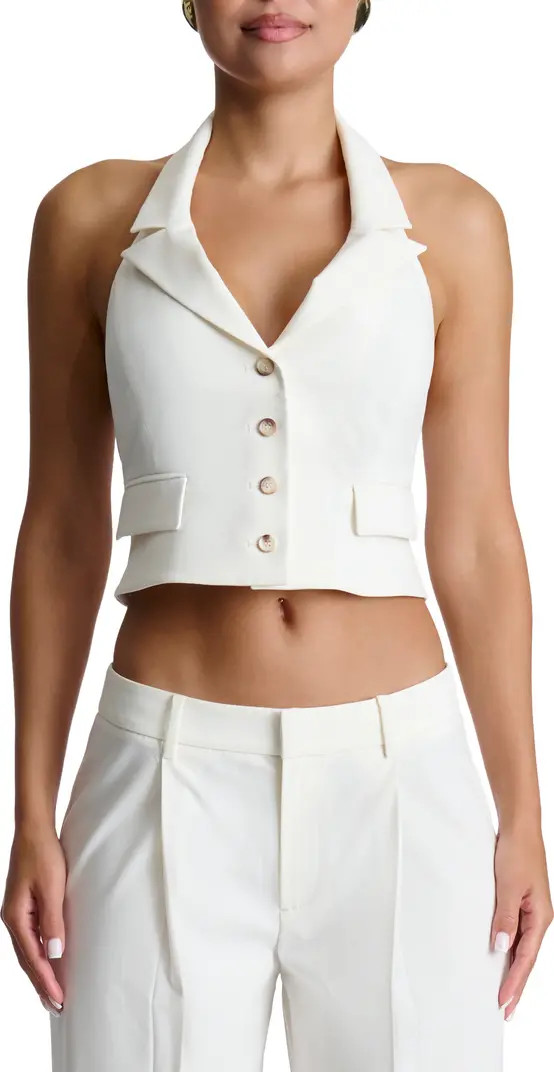 Halter Crop Vest | Nordstrom