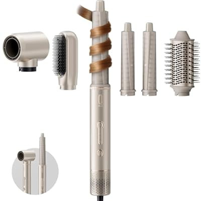 O.H.B 5 in 1 Hot Air Hair Styler, 110,000 RPM High Speed Hair Dryer… | Amazon (US)