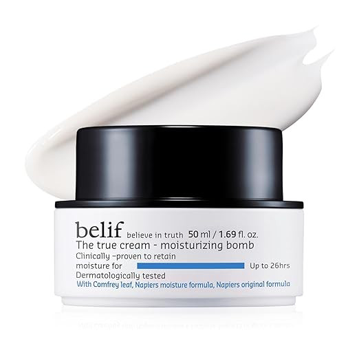 belif The True Cream Moisturizing Bomb with Oak Husk and Vitamin B | Moisturizer | Good for Dry S... | Amazon (US)
