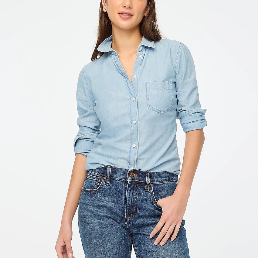 Chambray shirt in signature fit | J.Crew Factory