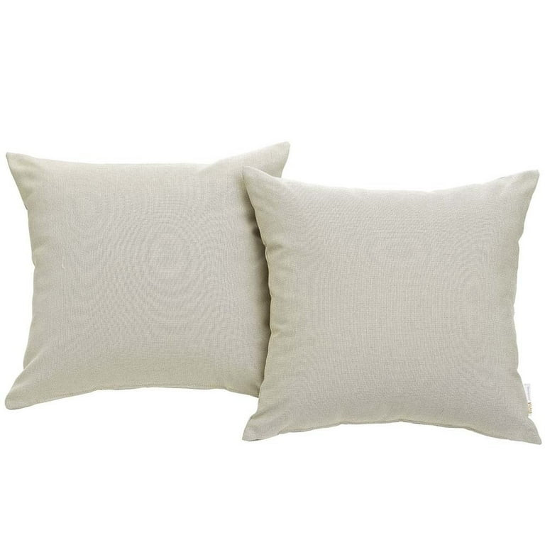 Beige Convene Two Piece Outdoor Patio Pillow Set | Walmart (US)