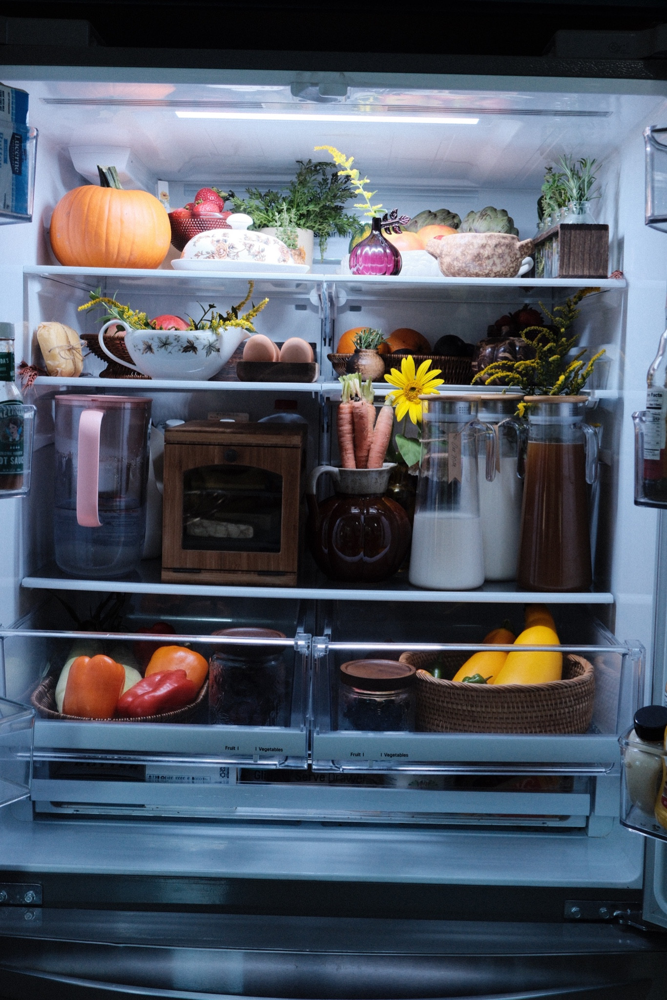 Fall Fridgescape 

Fall fridgescaping, fall refrigerator decor, fall decor, fall decorations, fall fridge decor, refrigerator organization, kitchen organization, fridge organization, fall home decor, fall butter dish, orange compote bowl, fall bowl, fall bud vase, onion bud vase, purple bud vase, pumpkin baking dish, Anthropologie fall 2024, Temu finds, wood propagation station, wood bud vase, rustic bowl, primitive bowl, rustic bud vase, primitive bud vase, fruit bowl, wood egg tray, wood egg crate, woven fruit basket, rattan fruit, basket, rattan basket, rattan refrigerator basket, plastic pitcher, refrigerator storage, Sunflower food storage, glass food storage, Amber Bud vase, Amber vase, Amazon finds, Amazon fall 2024, pumpkin vase

#LTKSeasonal #LTKFindsUnder50 #LTKHome