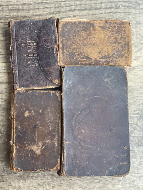 Antique leather bound books | Vintage Keepers