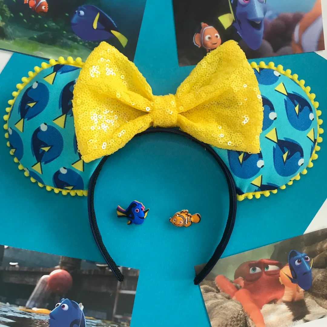 Finding Dory Nemo Disney-inspired Mickey Ears - Etsy | Etsy (US)