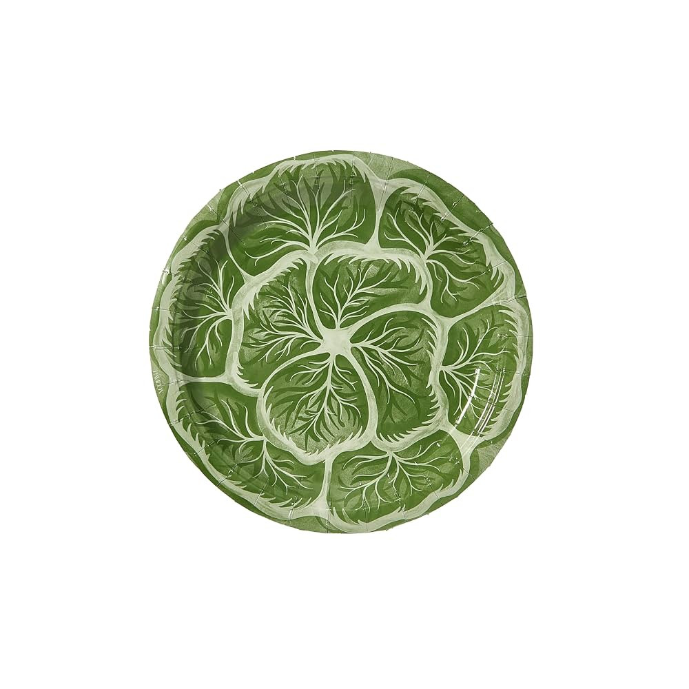 Melissa's Garden Cabbage Disposable Paper Dessert Plates Pack of 8 - Great for outdoor events, bb... | Amazon (US)