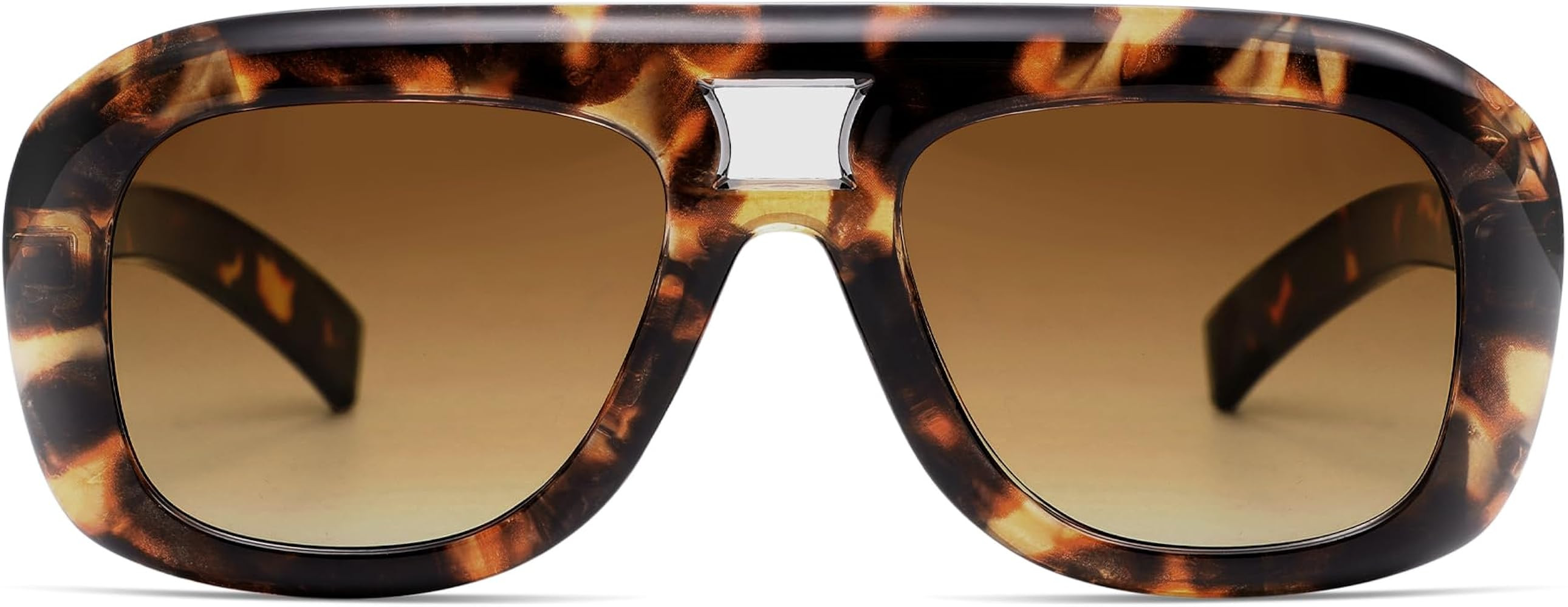 SOJOS Retro Oversized Aviator Sunglasses for Women Men,Trendy Vintage Square Aviators 90s Sun Gla... | Amazon (US)