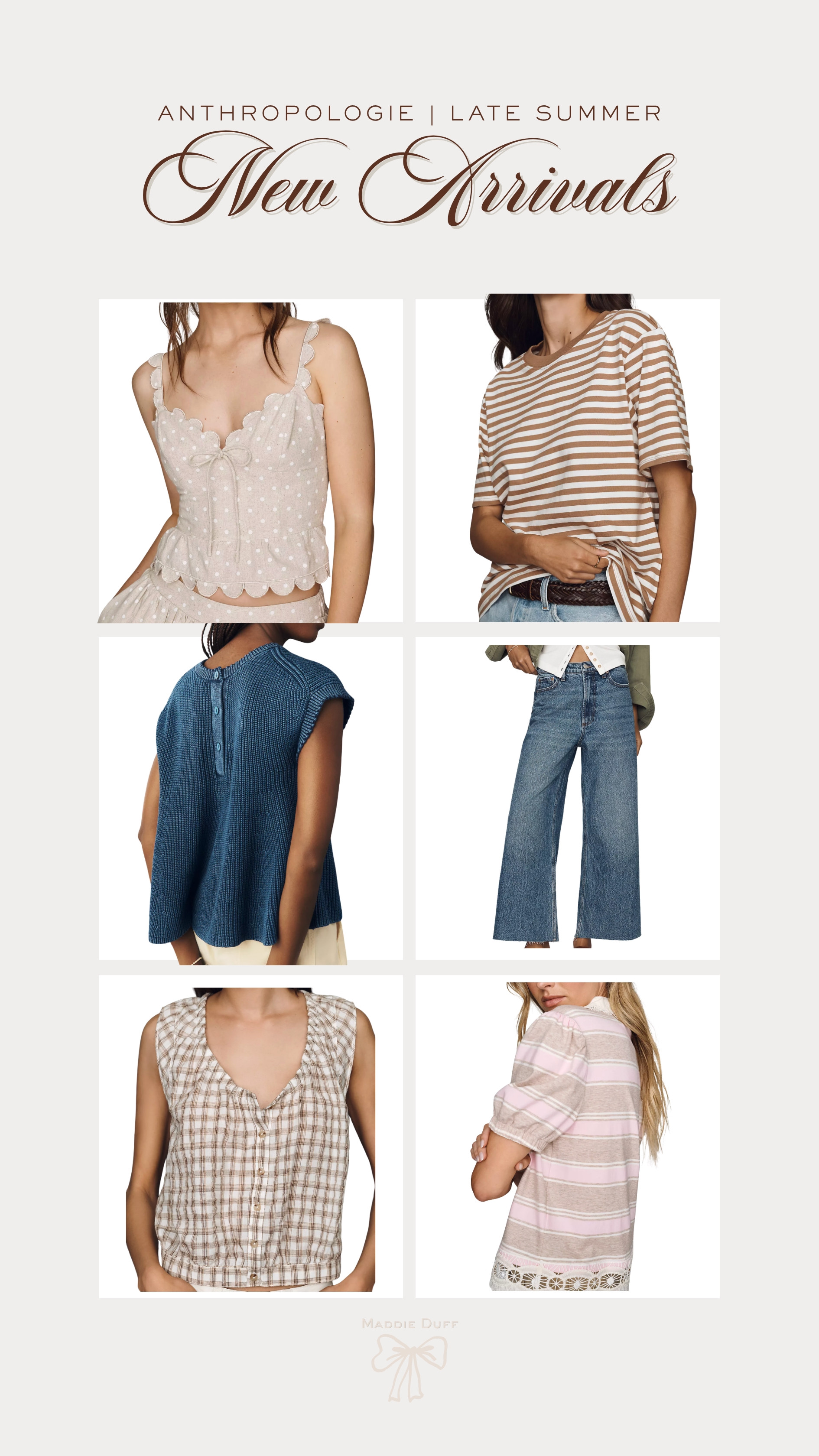 Cute new finds from Anthropologie!

summer outfits, late summer outfit ideas, mom outfits, summer finds for easy outfits 

 #LTKgrwm #LTKootd #LTKmomlife