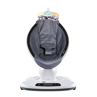 4moms mamaRoo 4 5 Unique Motions Bluetooth Enabled Multi-Motion Baby Swing - Dark Gray Cool Mesh | Target